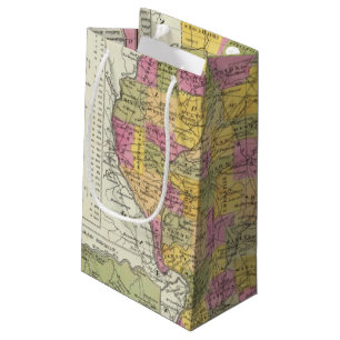 Sacola Para Presentes Pequena Mapa novo de Illinois