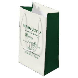 Sacola Para Presentes Pequena Margaritas e Matrimony Bachelorette Weekend