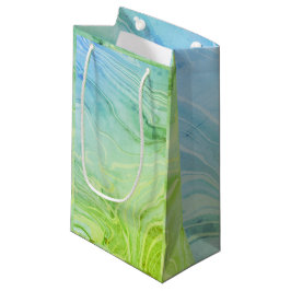 Sacola Para Presentes Pequena Mármore Chic Elegante Moderno Tendência