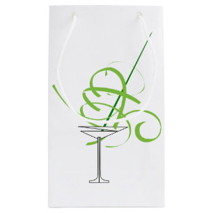Sacola Para Presentes Pequena Martini Cocktail Gift Box