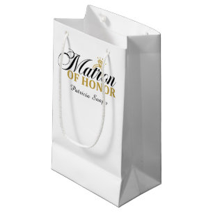 Sacola Para Presentes Pequena Matão de Festa de casamento personalizável