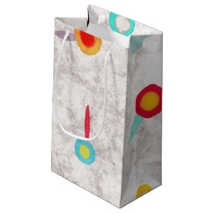 Sacola Para Presentes Pequena Matte Bag Poppies Glossy
