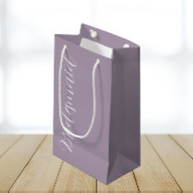 Mauve Stylized Script Wedding Bridesmaid