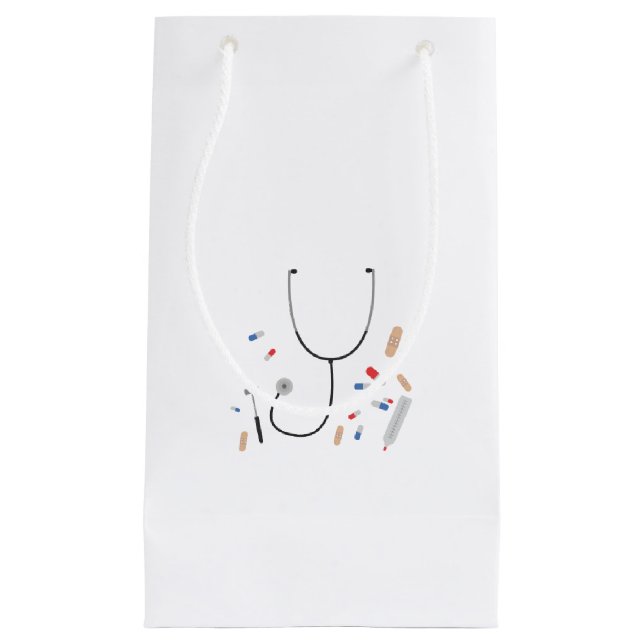 Sacola Para Presentes Pequena medica o equipamento (Frente)