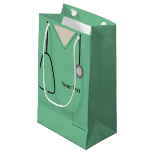 Sacola Para Presentes Pequena Médico Enfermeira Lt Green Sml Gift Bag