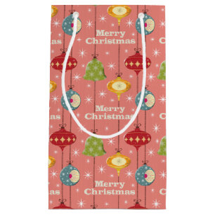 Sacola Para Presentes Pequena Meio século Modern Christmas Baubles