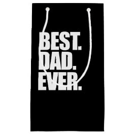 Sacola Para Presentes Pequena Melhor Pai do mundo para o dia de os pais