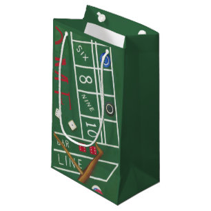 Sacola Para Presentes Pequena Mesa de casino com calça e dispositivo