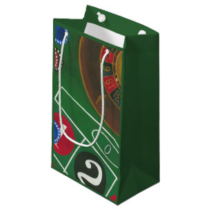 Sacola Para Presentes Pequena Mesa de rolha com calhas e rodas