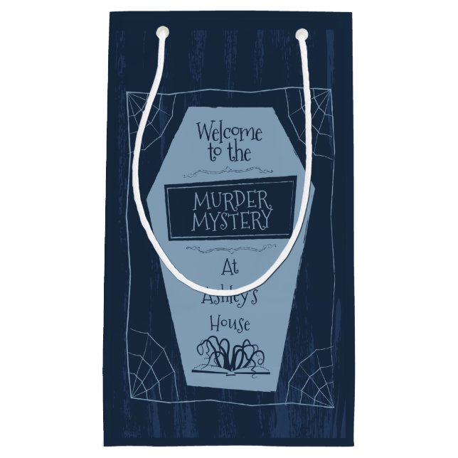 Sacola Para Presentes Pequena Mistério de assassinato - saco do presente (Frente)