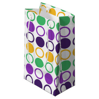 Sacola Para Presentes Pequena Mod Mardi Gras Pontos