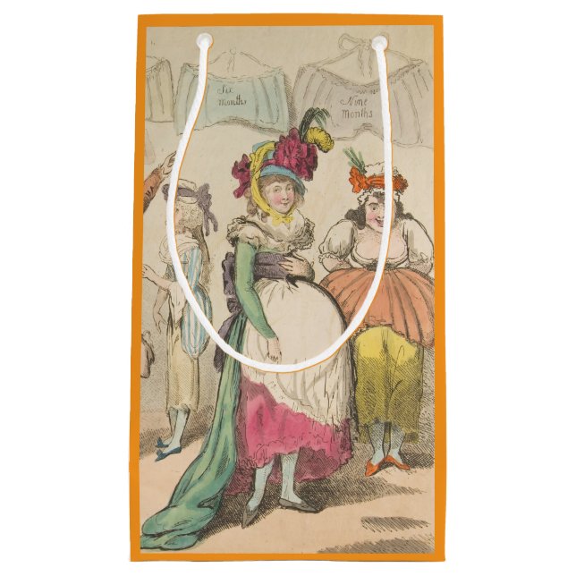 Sacola Para Presentes Pequena Moda - Saco do Presente (Frente)