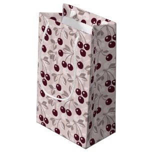 Sacola Para Presentes Pequena Modele com cerejas 2