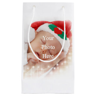 Sacola Para Presentes Pequena Modelo personalizado da foto