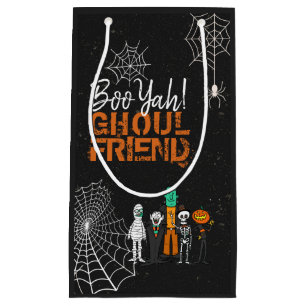 Sacola Para Presentes Pequena Monstros de Halloween do amigo BooYah Ghoul ID684