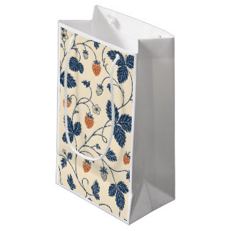 Sacola Para Presentes Pequena Morangueiro Selvagem Ledger Vintage Botanicals