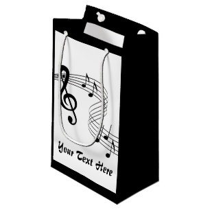 Sacola Para Presentes Pequena Música Músico Músico Pequeno Saco Presente