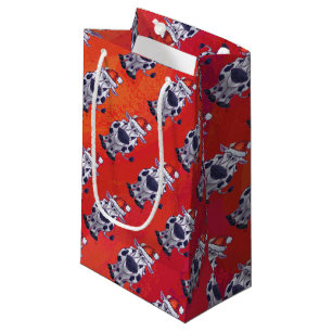 Sacola Para Presentes Pequena Natal da vaca