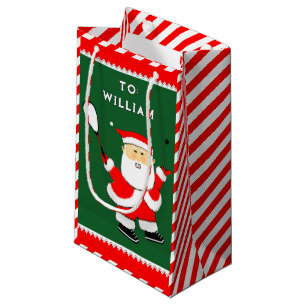 Sacola Para Presentes Pequena Natal do Esportes de Esquadrão