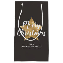 Natal Estrela Dourada Elegante