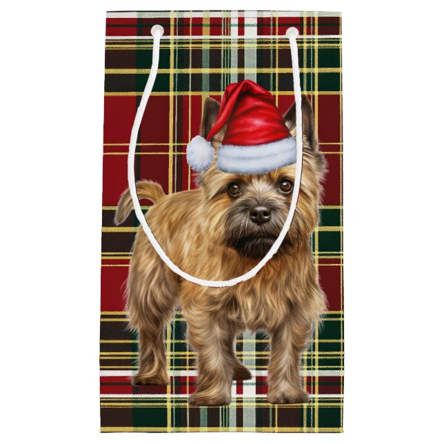 Sacola Para Presentes Pequena Natal no Cairn de Férias Festivas (Frente)