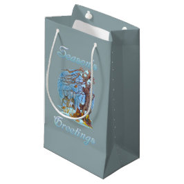 Sacola Para Presentes Pequena Natal no Elf Hall
