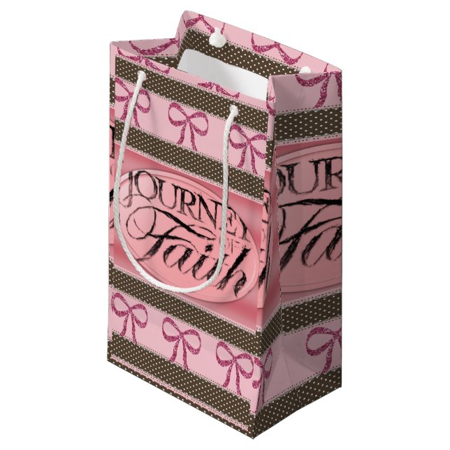 Sacola Para Presentes Pequena Natal para o presente Bag (Frente inclinada)