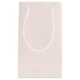 Sacola Para Presentes Pequena Natal Rosa Cor Sólida