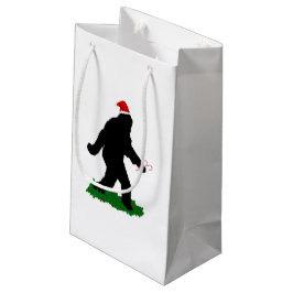 Sacola Para Presentes Pequena Natal Sasquatchando