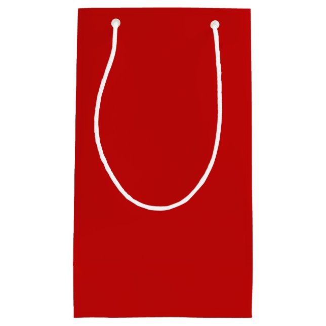 Sacola Para Presentes Pequena Natal Vermelho (Frente)