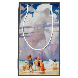 Sacola Para Presentes Pequena NC Wyeth A ilustração da pintura do trabalho de