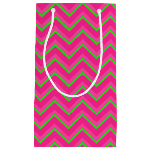 Sacola Para Presentes Pequena Neon Brown Coll.-CHEVRON 04-GIFT BAG