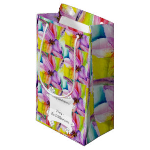 Sacola Para Presentes Pequena Neon Lily