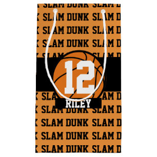 Sacola Para Presentes Pequena Nome Personalizado de Basball - Idade do Slam Dunk
