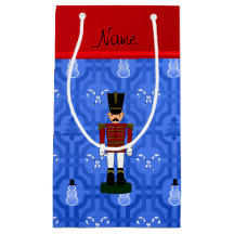 Nome personalizado nutcracker blue snowman trellis