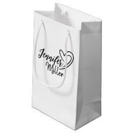 Sacola Para Presentes Pequena Nome Personalizável Dia das Mães, Presente de Aniv
