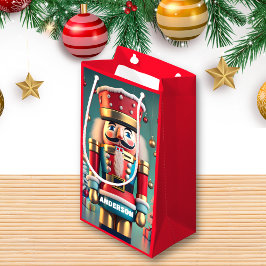 Sacola Para Presentes Pequena Noz-cracker Natal Personalizado Crianças Vermelhas