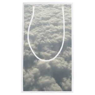 SACOLA PARA PRESENTES PEQUENA NUVENS BRANCAS DE FLUXFY