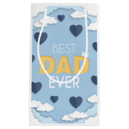 Sacola Para Presentes Pequena O melhor Dia de os pais de sempre