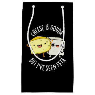 Sacola Para Presentes Pequena O Queijo É Gouda Mas Eu Já Vi Feta Piada De Comida