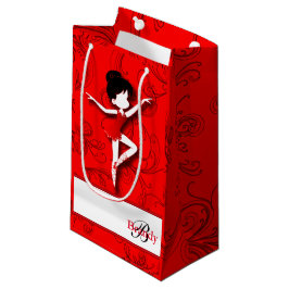 Sacola Para Presentes Pequena O vermelho | do balé | da boneca | da bailarina