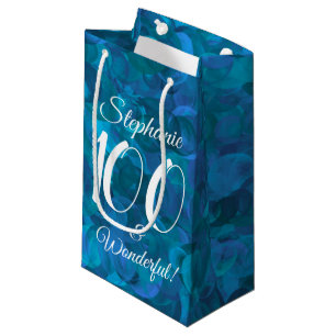 Sacola Para Presentes Pequena Ocean Blue 100 e Festa de aniversário maravilhosa