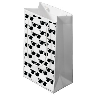 Sacola Para Presentes Pequena Óculos de Sol Silhueta Grad Retro Mod Diversão
