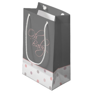 Sacola Para Presentes Pequena Oh Baby Posh Baby Gift for Girl