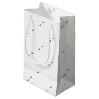 Sacola Para Presentes Pequena Olhos fechados, apenas pestanas