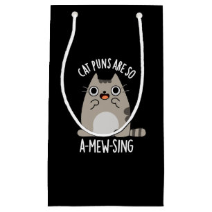 Sacola Para Presentes Pequena Os Canhões De Gato São Tão Escuros Que Cantam A-Me