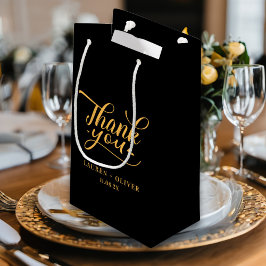 Sacola Para Presentes Pequena Ouro Preto | Agradecimento de Casamento Minimalist