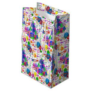 Sacola Para Presentes Pequena Outubro, 18 Bag de Presente de Aniversário