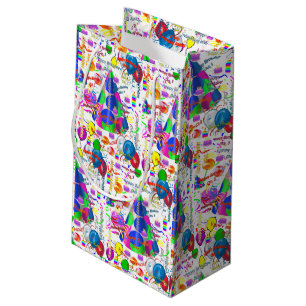 Sacola Para Presentes Pequena Outubro, 3 Aniversário Gift Bag
