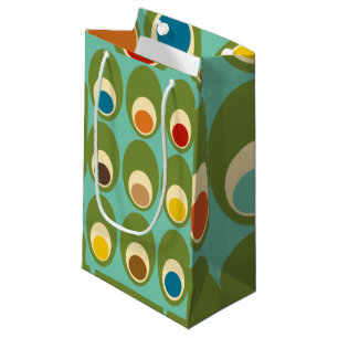 Sacola Para Presentes Pequena Ovos Modernos do Século médio